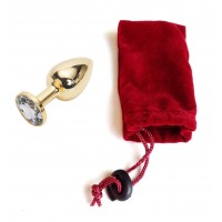 Анальная пробка Anal Jewelry Plug Gold Diamond S Анальная пробка Anal Jewelry Plug Gold Diamond S