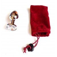 Анальная пробка Anal Jewelry Plug Silver Diamond M Анальная пробка Anal Jewelry Plug Silver Diamond M