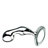 Массажёр простаты стальной с кристаллом