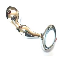 Массажёр простаты стальной с кристаллом