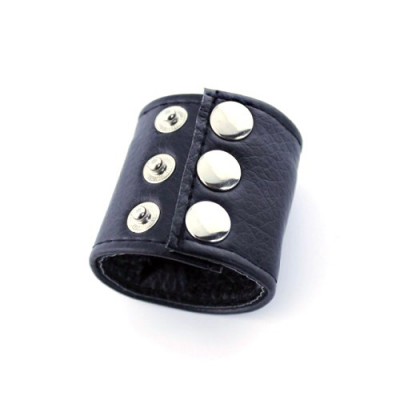 Хомут-утяжка для мошонки на заклепках Хомут-утяжка для мошонки на заклепках