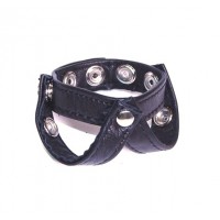 Утяжка на пенис с разделителем мошонки