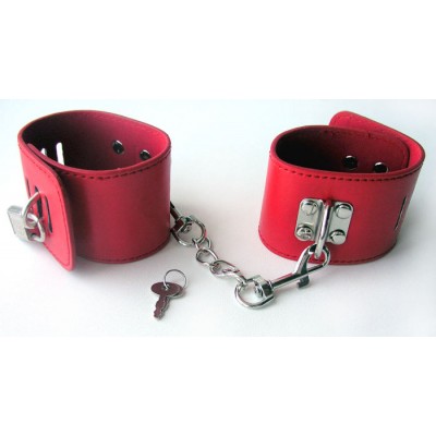 Наручники бондажные красные Наручники бондажные красные