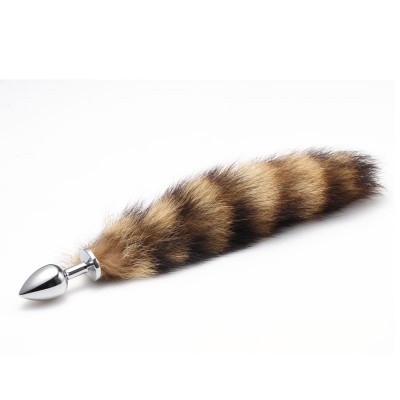 Анальная пробка с хвостиком Anal Plug Tail Silver S Анальная пробка с хвостиком Anal Plug Tail Silver S