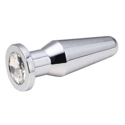 Анальная пробка Anal Plug Silver Diamond L