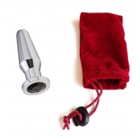 Анальная пробка Anal Plug Silver Black L