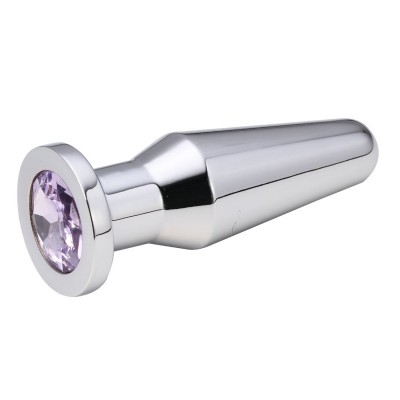 Анальная пробка Anal Plug Silver Purple L Анальная пробка Anal Plug Silver Purple L
