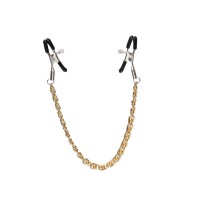 Зажимы для сосков с цепочкой Gold and Yellow