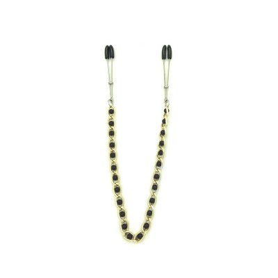 Длинные зажимы на соски Gold and Black