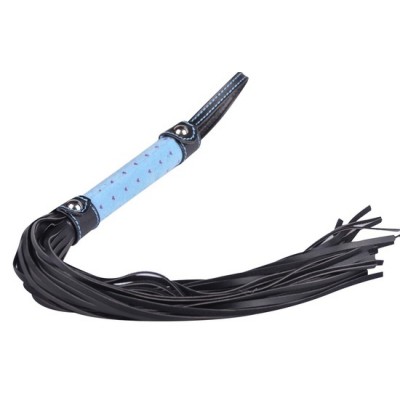 Плеть с сердечками голубая Плеть с сердечками голубая