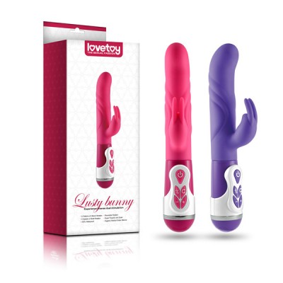 Вибратор с ротацией розовый Lusty Bunny Вибратор с ротацией розовый Lusty Bunny