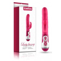 Вибратор с ротацией розовый Lusty Bunny Вибратор с ротацией розовый Lusty Bunny