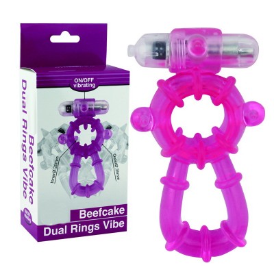 Bиброкольцо розовое Beefcake Dual Ring