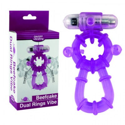 Bиброкольцо пурпурное Beefcake Dual Ring