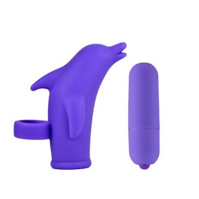 Вибро-насадка на палец пурпурная Finger Lovers Вибро-насадка на палец пурпурная Finger Lovers