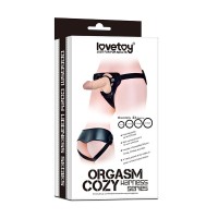 Ремень для страпона ORGASM COZY HARNESS SERIES чёрный