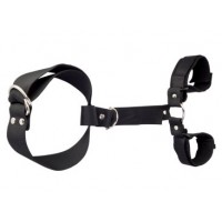 Комплект БДСМ бондаж шеи и рук Комплект БДСМ бондаж шеи и рук