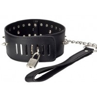 БДСМ ошейник с шипами и кольцом БДСМ ошейник с шипами и кольцом