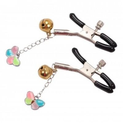 Зажимы для сосков с нежными бабочками Зажимы для сосков с нежными бабочками