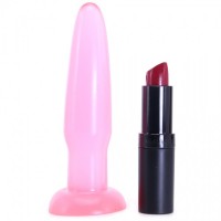 Анальная пробка Basix Rubber Works Beginners Butt Plug Pink