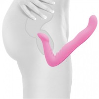 Страпон безремневой FF Elite 8" Strapless Strap-On Pink Страпон безремневой FF Elite 8" Strapless Strap-On Pink