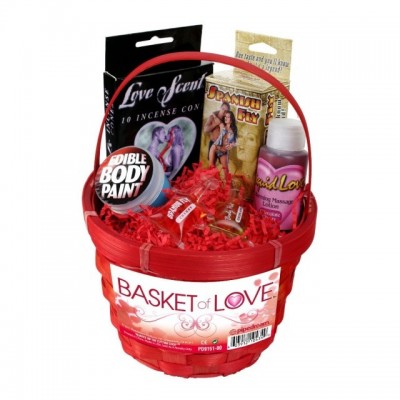 Подарочная корзина красная Basket of Love Подарочная корзина красная Basket of Love
