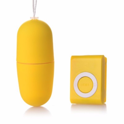 Вибро-яйцо беспроводное жёлтое Вибро-яйцо беспроводное жёлтое