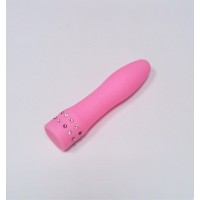 Вибратор со стразами розовый Diamond Princess Вибратор со стразами розовый Diamond Princess